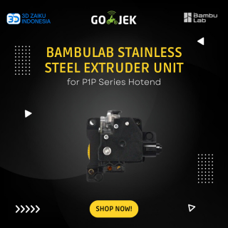 Original Bambulab Stainless Steel Extruder Unit for P1P Series Hotend
